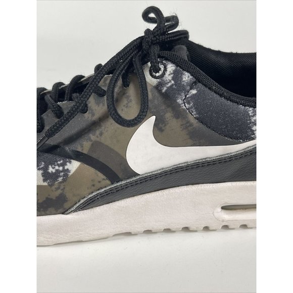Nike Air Max Thea Womens Size 7 Black White Lightweight Running Shoes Sneaker - Picture 12 of 14
